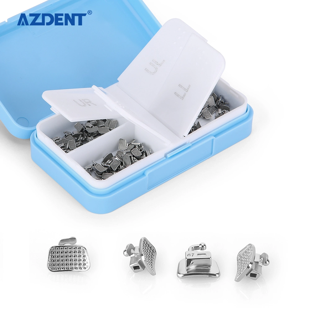 Azdent Monoblock Dental 2ND Non Convertible Orthodontic Roth Buccal Tube Marked