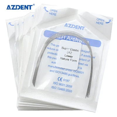 Alambre de arco dental 012 Arcos dentales de forma natural inferior para ortodoncia