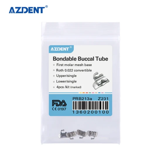 1er molar médico Bondable tipo convertible U1l1 tubo bucal dental Roth 0,022